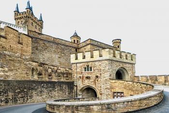 Hrad a zámek Hohenzollern v německém Bádensku-Württembersku. (© Pavel Vítek 05/2001)