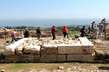 Archeologické naleziště Tel Hazor v Izraeli. (© Pavel Vítek 10/2016)