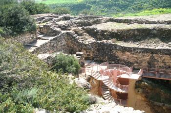 Archeologické naleziště Tel Hazor v Izraeli. (© Pavel Vítek 10/2016)