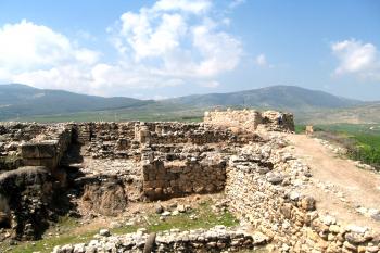 Archeologické naleziště Tel Hazor v Izraeli. (© Pavel Vítek 10/2016)
