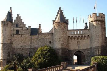 Hrad Het Steen v belgických Antverpách. (© Pavel Vítek 06/2005)