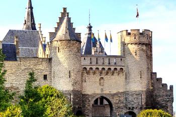 Hrad Het Steen v belgických Antverpách. (© Pavel Vítek 06/2005)