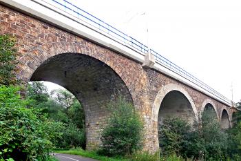 Železniční viadukt u Žďáru nad Sázavou. (© Pavel Vítek 09/2018)