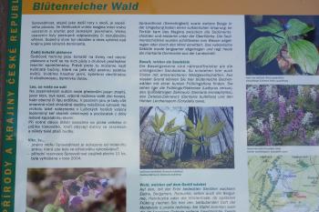 informační tabule přírodní rezervace Spravedlnost (© Stanislav Drda 07/2022)