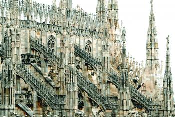 Katedrála Narození Panny Marie v italském Miláně  (© Pavel Vítek 05/2001)