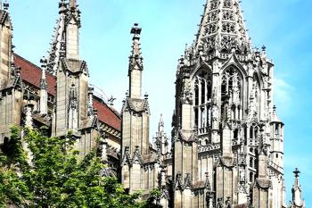 Ulm Münster v Ulmu v  Bádensku-Württembersku u hranic s Bavorskem. (© Pavel Vítek  07/2002)