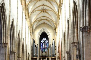Ulm Münster v Ulmu v  Bádensku-Württembersku u hranic s Bavorskem. (© Pavel Vítek  07/2002)