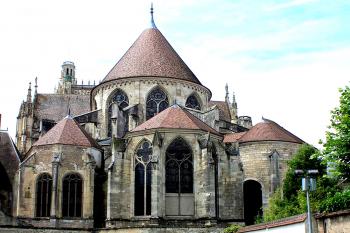 Katedrála sv. Štěpána, v severozápadním Burgundsku, ve rancouzském městě Sens. (© Pavel Vítek 06/2005                           )