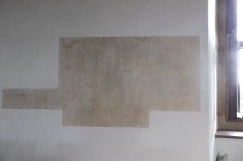 Odkrytý nápis v II. patře (© Johannes Cladis, 12/2014)