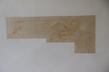 Odkrytá kresba v I. patře (© Johannes Cladis, 12/2014)