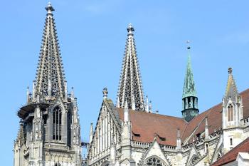 Dóm svatého Petra v bavorském Reugensburgu. (© Pavel Vítek 09/2012)