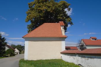 márnice v západní části ohradní zdi; pohled z jihu (© Jaroslav Špiroch  07/2022)