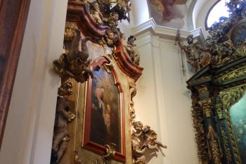 Kaple sv. Rodiny - oltář sv. Felixe z Cantalicie (© Johannes Cladis, 01/2017)