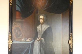 Portrét Marie Markéty z Valdštejnu (roz. Černínové z Chudenic) 2. zakladatelky Lorety (© Johannes Cladis, 01/2017)