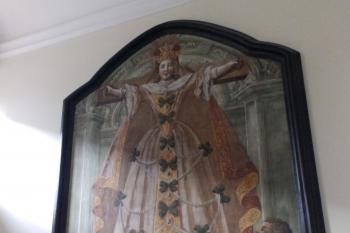 Obraz sv. Starosty na schodišti (© Johannes Cladis, 01/2017)