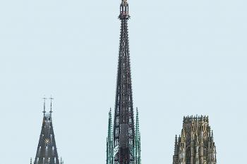 Katedrála Notre-Dame ve francouzském Rouen. (© Pavel Vítek 06/2005)