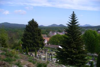 Výhled na Bezděz z Jestřebí (© Pavel Jarý, 05/2011)