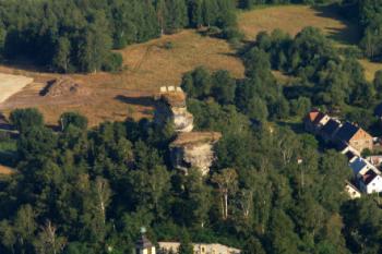 Jestřebí - Letecký snímek ( © Radovan Smokoň 08/2006)