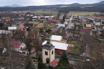 Pohled z hradu na městečko (© Ivan Grisa, 03/2009)