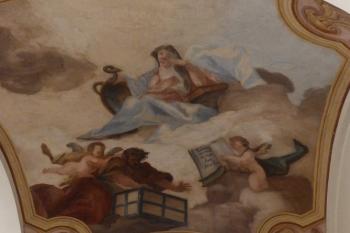 Fresky v prelatuře - alegorie moudrosti (© Johannes Cladis, 08/2015)