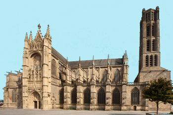 Katedrála sv. Štěpána ve francouzském Bourges. (© Pavel Vítek 06/2005                           )