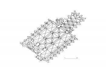 půdorys kostela (© Arszyński, Marian, ed. a Mroczko, Teresa, ed. Architektura gotycka w Polsce, Instytut Sztuki PAN, Warszawa 1995)