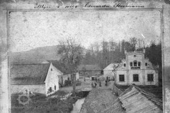mlýn na historické fotografii, nedatováno (©  kolinec.eu)