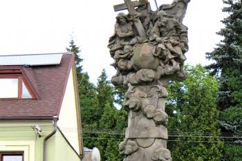 Sousoší Nejsvětější Trojice ve Svitavách. (© Pavel Vítek  09/2022)