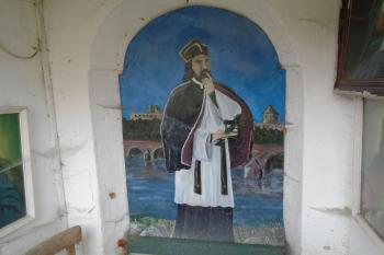 nástěnná malba sv. Jana Nepmuckého (© Jaroslav Špiroch  09/2022)