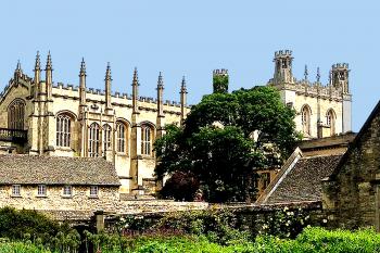 Christ Church Cathedral v anglickém Oxfordu. (© Pavel Vítek 08/2006)