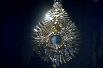 Monstrance v muzeu (©  doxa, 01/2014)