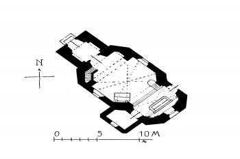 půdorys kostela (© A. Gnirs)
