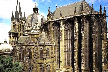 Katedrálu Panny Marie v Aachen, Německo, Severní Porýní-Vestfálsko (© Pavel Vítek 06/2005)