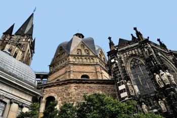 Katedrálu Panny Marie v Aachen, Německo, Severní Porýní-Vestfálsko (© Pavel Vítek 06/2005)