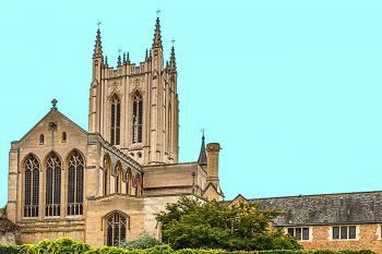St Edmundsbury Cathedral v anglickém městě Bury St Edmunds. (© Pavel Vítek 08/2006)