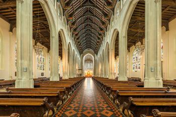 St Edmundsbury Cathedral v anglickém městě Bury St Edmunds. (© Pavel Vítek 08/2006)