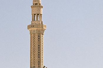 Egyptská Hurghada, minarety (© Pavel Vítek 07/2021)