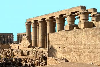 Egyptský starověký chrámový komplex v Luxoru. (© Pavel Vítek 07/2021)