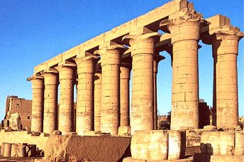 Egyptský starověký chrámový komplex v Luxoru. (© Pavel Vítek 07/2021)