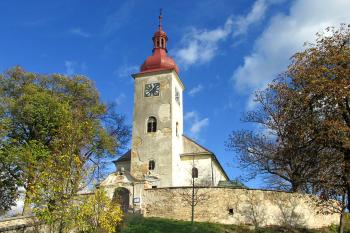 Kostel sv. Markéty v Křeseticích u Kutné Hory. (© Pavel Vítek 10/2022)
