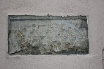 středověký nápis (© Luděk Vláčil  04/2023)