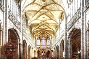 Katedrála St-Julien ve francouzském městě Le Mans.  (© Pavel Vítek 06/2005                           )