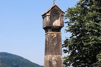 Boží muka ve Lvové, místní části Jablonného v Podještědí. (© Pavel Vítek 09/2022)