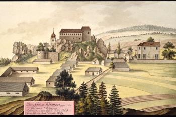 Kámen na obr. I.A.Venuta z roku 1809 (© Ing. Karel Kubín, 09/2017)