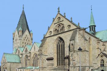 Katedrála sv. Marie, sv. Libora a sv. Kiliána v Německém  Paderbornu. (© Pavel Vítek 06/2001)