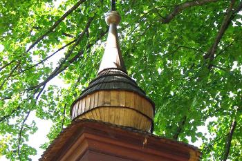 Zvonička v Maříně, spadající pod Zadní Arnoštov, místní část Jevíčka. (© Pavel Vítek 09/2022)