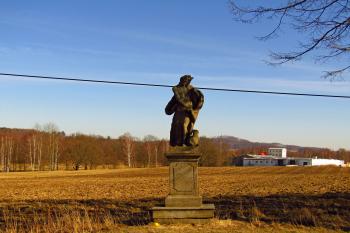 socha sv. Jana Křtitele (© Filip Schieke 03/2022)