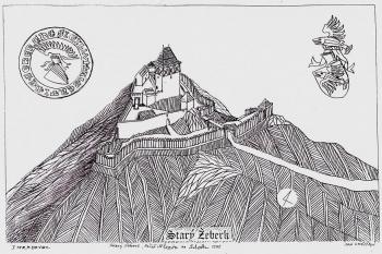 Starý Žeberk podle J. Otradovce (© jan heřman, 07/2013)