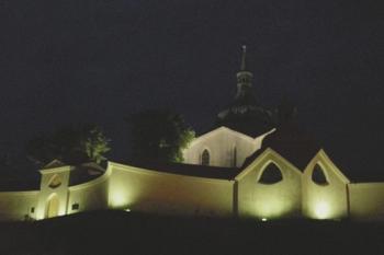 Poutní kostel sv. Jana Nepomuckého na Zelené hoře (© Martina Lorencová, 07/2008)