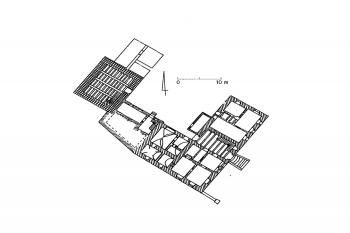 půdorys (© Rybka-Ceglecka Iwona (in Józef Pilch: Leksykon zabytków architektury Dolnego Śląska, Arkady, Warszawa, 2005))